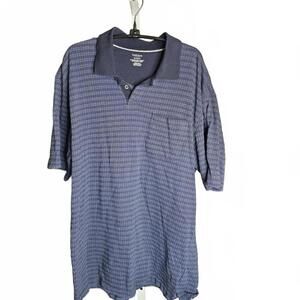 Van Heusen XL Navy Blue Polo Shirt with Pocket